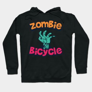 Zombie driving bicycle Hoodie